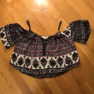 Off- Shoulder LA Hearts Top